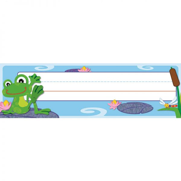 CARSON DELLOSA FUNKY FROGS DESK NAME PLATES CD-119031