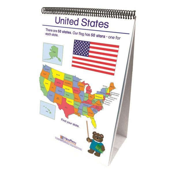 NEW PATH LEARNING GEOGRAPHY EARLY CHILDHOOD SOCIAL STUDIES READINESS FLIP CHART NP-350024
