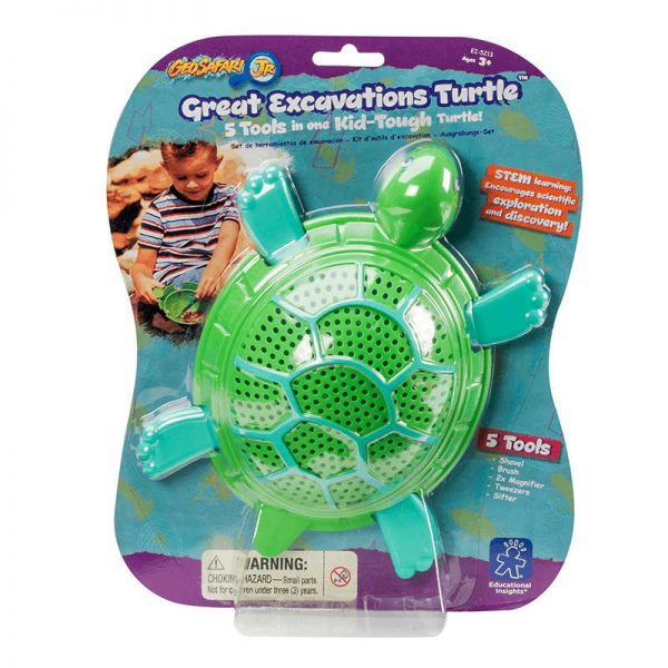 EDUCATIONAL INSIGHTS GEOSAFARI JR GREAT EXCAVATIONS TURTLE EI-5213