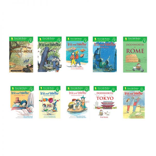 HOUGHTON MIFFLIN GET MOVING READING INDEPENDENTLY LEVEL 3 GREEN LIGHT READERS HO-9780544593565