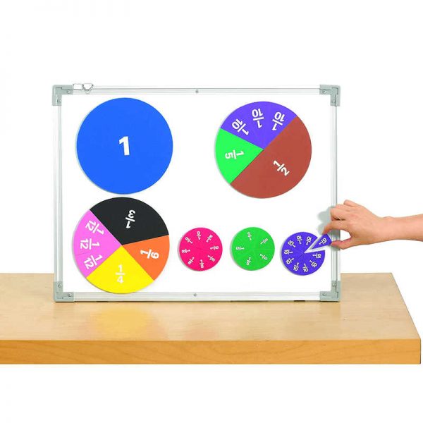 LEARNING ADVANTAGE GIANT MAGNETIC FOAM FRACTION CIRCLES CTU7696