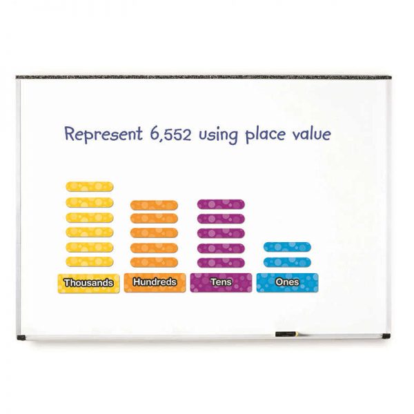 LEARNING RESOURCES GIANT MAGNETIC PLACE VALUE SET LER6649