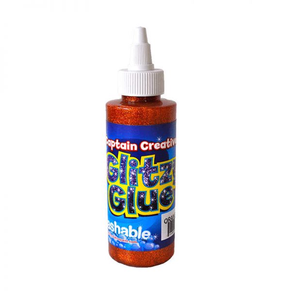 CAPTAIN CREATIVE GLITZY GLUE ORANGE 4 OZ BY CAPTAIN CREATIVE CCR2450