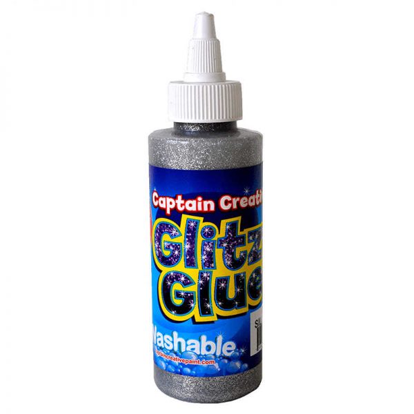 CAPTAIN CREATIVE GLITZY GLUE SILVER 4 OZ BY CAPTAIN CREATIVE CCR2467