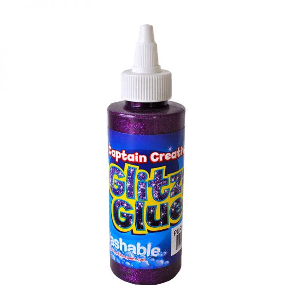 CAPTAIN CREATIVE GLITZY GLUE VIOLET 4 OZ BY CAPTAIN CREATIVE CCR2455