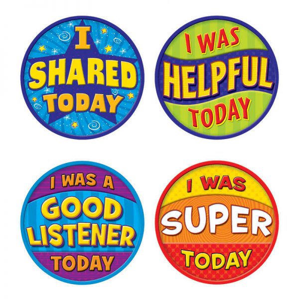 TEACHER CREATED RESOURCES GOOD BEHAVIOR WEAR EM BADGES TCR5471