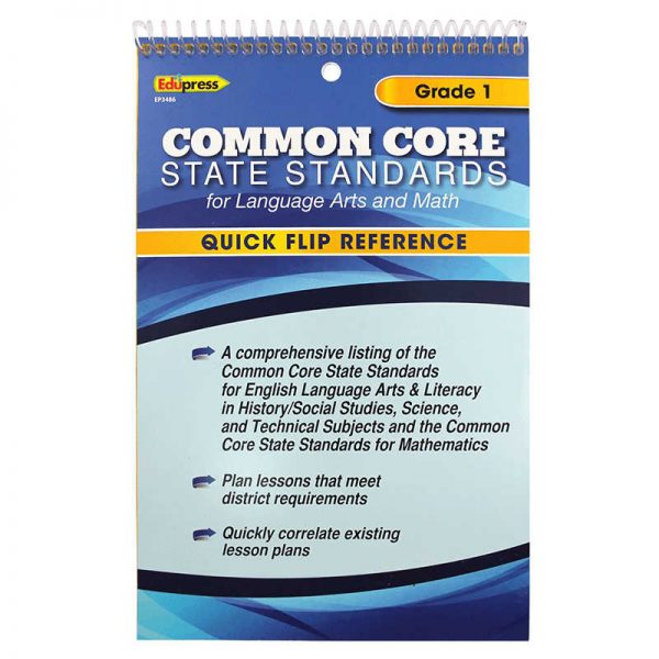 EDUPRESS GRADE 1 QUICK FLIP FOR COMMON CORE STANDARDS EP-3486