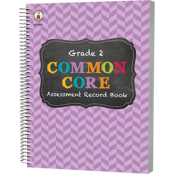 CARSON DELLOSA GRADE 2 COMMON CORE ASSESSMENT RECORD BOOK CD-104801