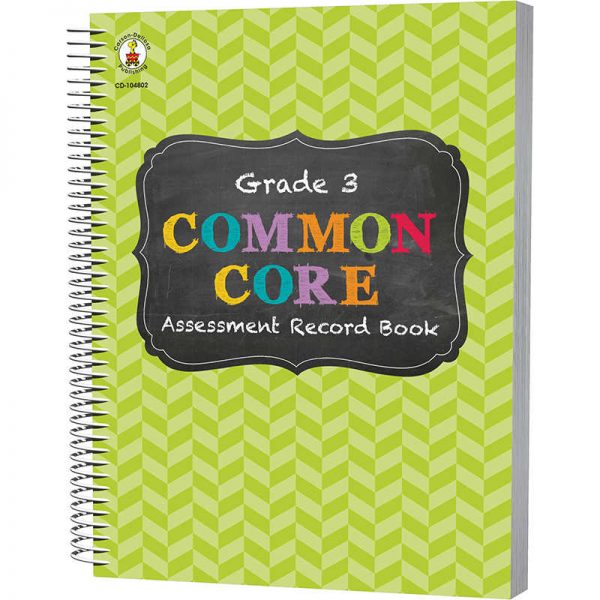 CARSON DELLOSA GRADE 3 COMMON CORE ASSESSMENT RECORD BOOK CD-104802