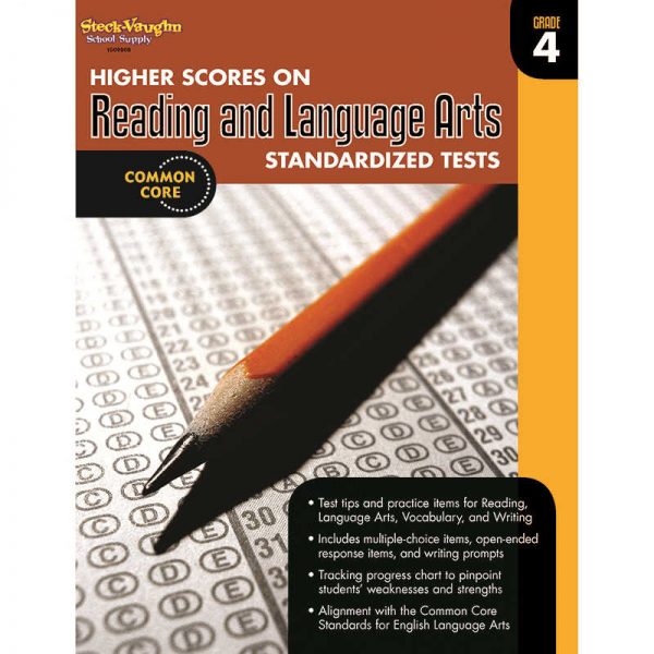 HOUGHTON MIFFLIN HARCOURT GRADE 4 HIGHER SCORES ON READING AND LANGUAGE ARTS SV-9780547898490