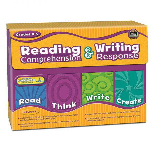 TEACHER CREATED RESOURCES GRADE 4-5 READING COMPREHENSION & WRITING RESPONSE TCR9016