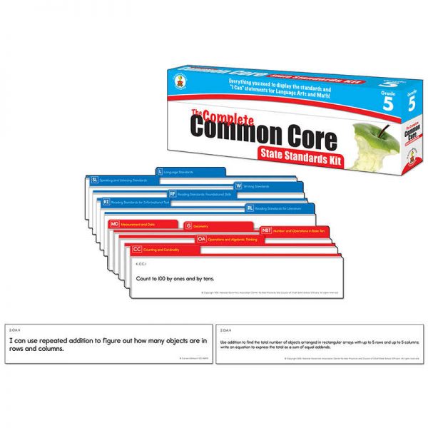 CARSON DELLOSA GRADE 5 THE COMPLETE COMMON CORE STATE STANDARDS KIT CD-158173