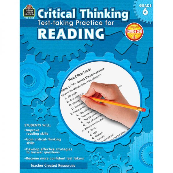 TEACHER CREATED RESOURCES GRADE 6 CRITICAL THINKING TEST TAKING PRACTICE FOR READING TCR3919