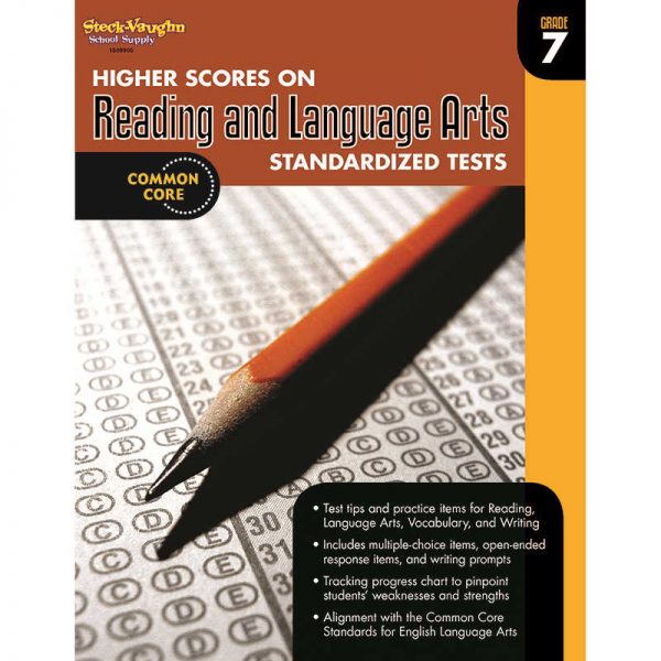 HOUGHTON MIFFLIN HARCOURT GRADE 7 HIGHER SCORES ON READING AND LANGUAGE ARTS SV-9780547898469