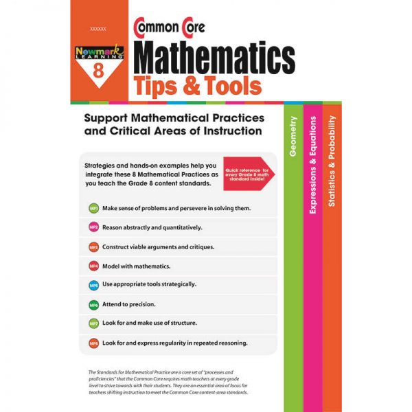 NEWMARK LEARNING GRADE 8 COMMON CORE MATHEMATICS TIPS & TOOLS NL-2390