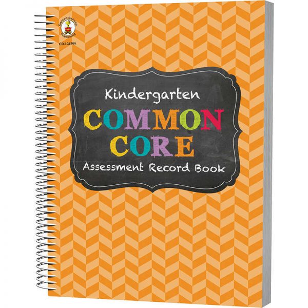 CARSON DELLOSA GRADE K COMMON CORE ASSESSMENT RECORD BOOK CD-104799