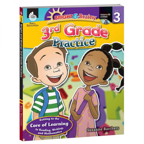 SHELL EDUCATION GRADE LEVEL PRACTICE BOOK & CD GRADE 3 SEP50886