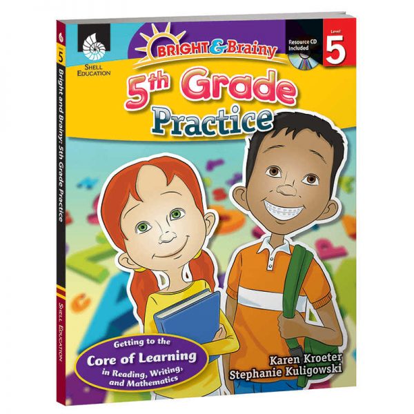 SHELL EDUCATION GRADE LEVEL PRACTICE BOOK & CD GRADE 5 SEP50909