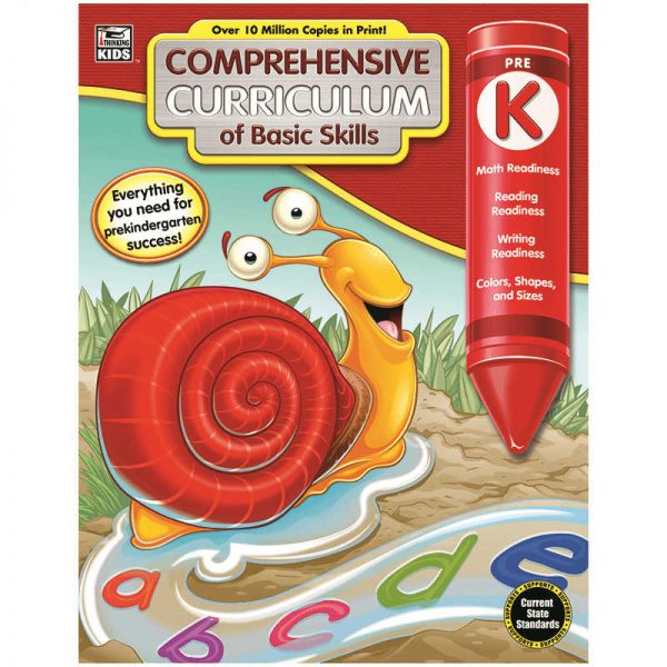 CARSON DELLOSA GRADE PK COMPREHENSIVE CURRICULUM OF BASIC SKILLS CD-704892