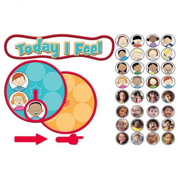 CARSON DELLOSA GRADE PK-2 FEELINGS CLOCK BBS KE-810003