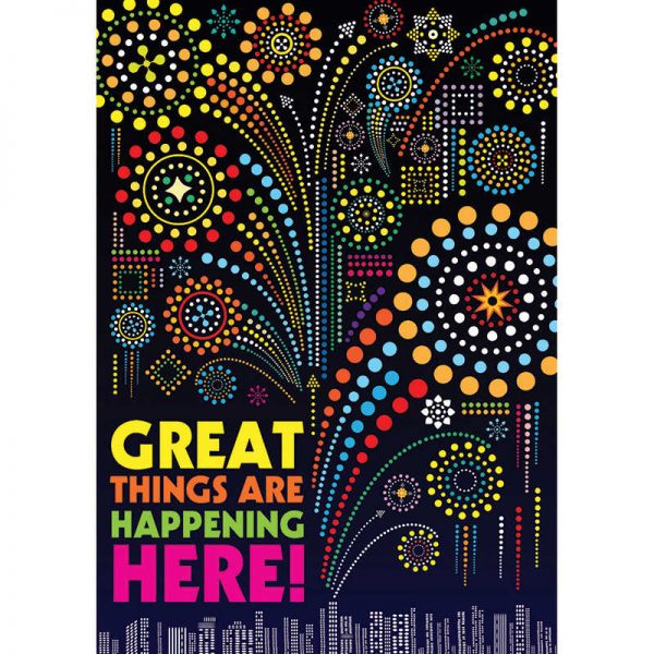 SCHOLASTIC TEACHING RESOURCES GREAT THINGS POP CHART SC-565379