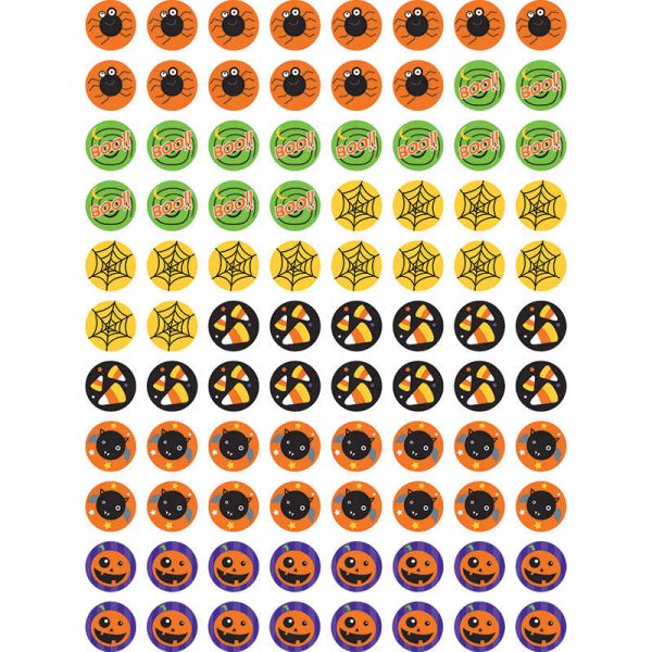 CREATIVE TEACHING PRESS HALLOWEEN HOT SPOTS STICKERS CTP7170