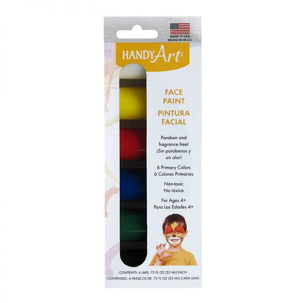 ROCK PAINT / HANDY ART HANDY ART 3/4OZ 6/SET WASHABLE FACE PAINT KIT BOTTLES RPC882550J
