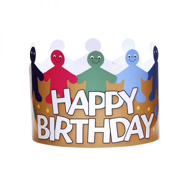 HYGLOSS PRODUCTS INC. HAPPY BIRTHDAY CROWNS PACK OF 24 HYG65255