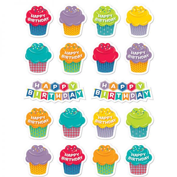CREATIVE TEACHING PRESS HAPPY BIRTHDAY STICKERS 90CT CTP4383