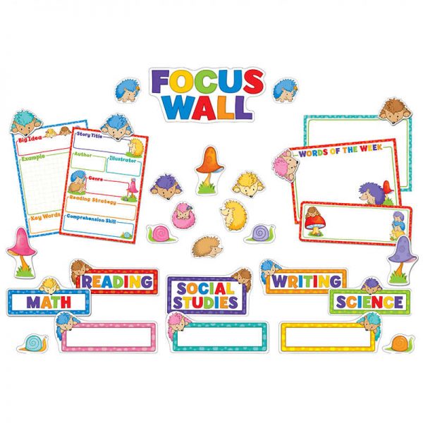 CARSON DELLOSA HAPPY HEDGEHOGS FOCUS WALL BB SET CD-110282