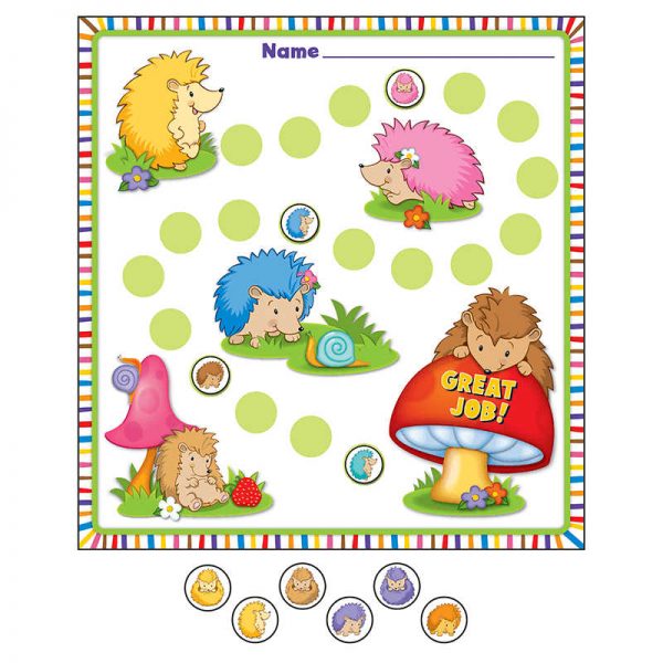 CARSON DELLOSA HAPPY HEDGEHOGS MINI INCENTIVE CHARTS CD-148025