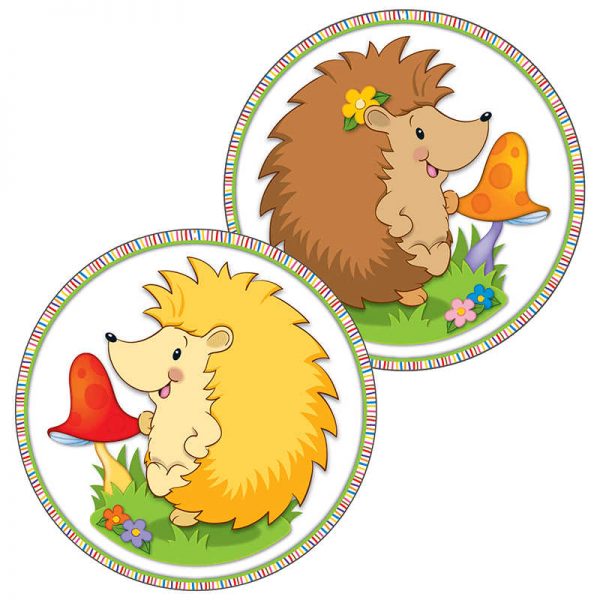 CARSON DELLOSA HAPPY HEDGEHOGS TWO SIDED DECORATIONS GRADE PK-5 CD-188063