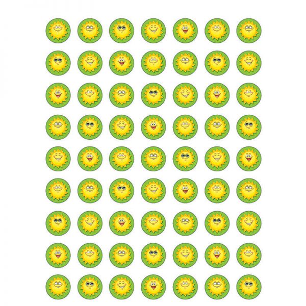 TEACHER CREATED RESOURCES HAPPY SUNS MINI STICKERS TCR5473