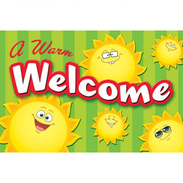 TEACHER CREATED RESOURCES HAPPY SUNS WELCOME POSTCARDS TCR5461