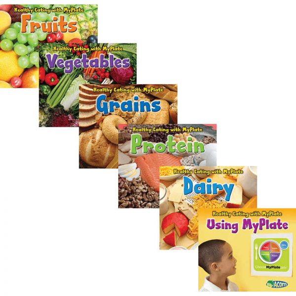 CAPSTONE / COUGHLAN PUB HEALTHY EATING WITH MYPLATE BOOK SET OF 6 CPB9781432969868