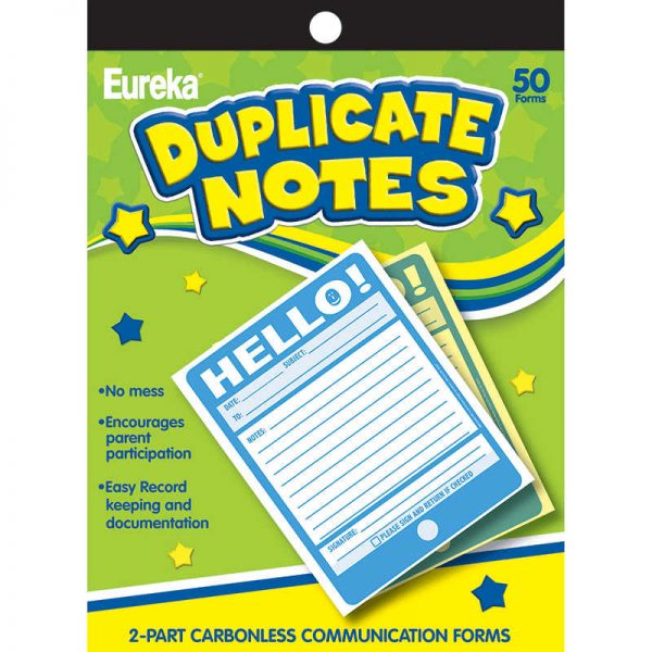 EUREKA HELLO DUPLICATE NOTES EU-863206