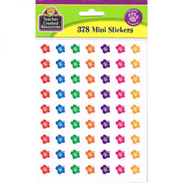 TEACHER CREATED RESOURCES HIBISCUS MINI STICKERS TCR5369