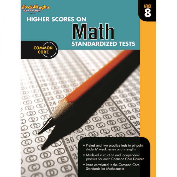 HOUGHTON MIFFLIN HARCOURT HIGHER SCORES ON MATH GRADE 8 SV-9780547898285