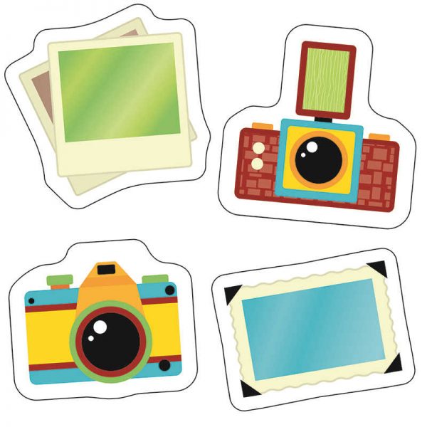 CARSON DELLOSA HIPSTER CAMERAS AND PHOTOS CUT OUTS CD-120217