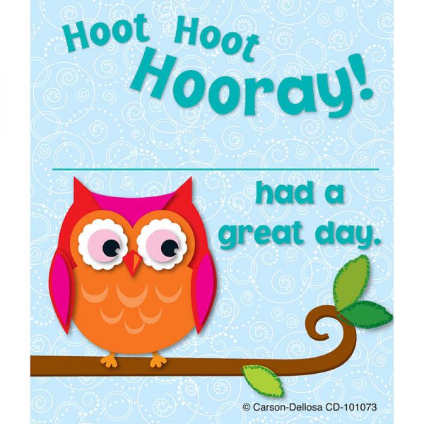 CARSON DELLOSA HOOT HOOT HOORAY COUPONS CD-101073