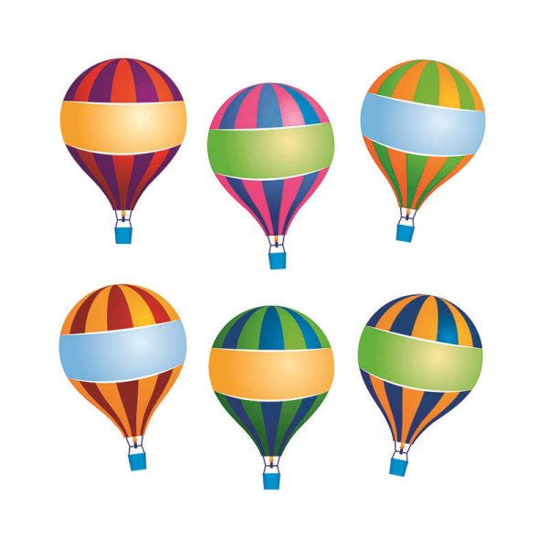 EDUPRESS HOT AIR BALLOONS ACCENTS EP-212