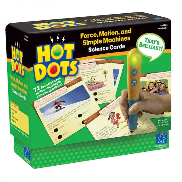 EDUCATIONAL INSIGHTS HOT DOTS SCIENCE SET FORCE & MOTION EI-2724