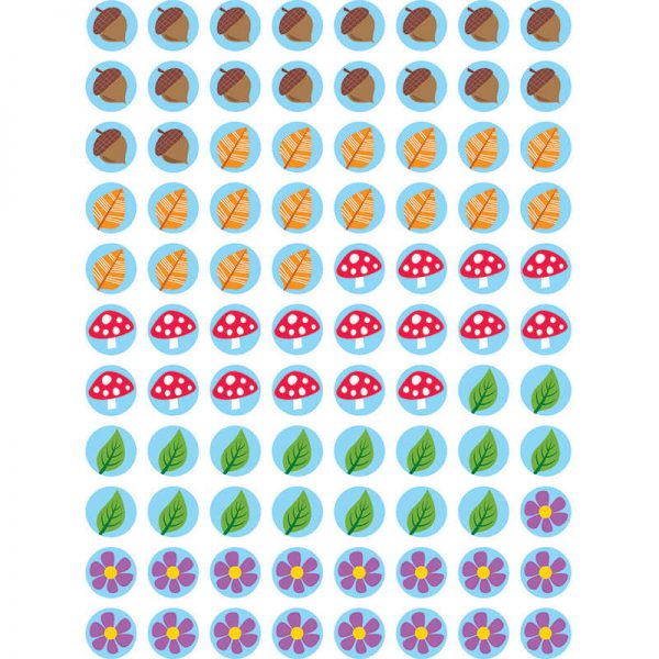 CREATIVE TEACHING PRESS HOT SPOTS WOODLAND FRIENDS STICKERS CTP7109