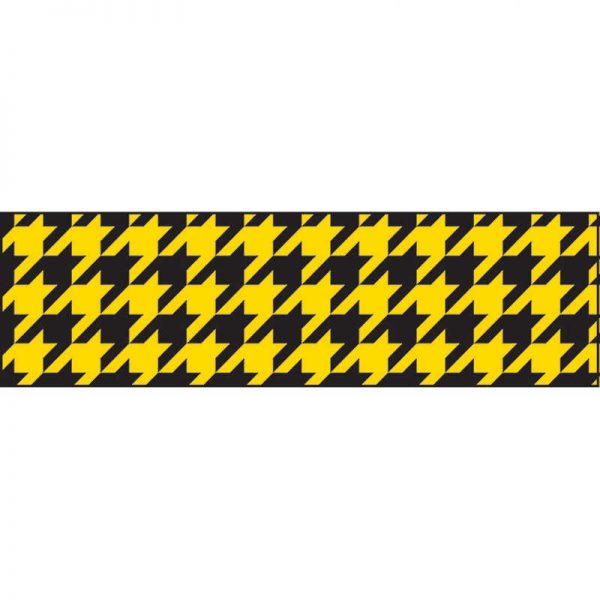 TREND ENTERPRISES INC. HOUNDSTOOTH YELLOW BOLDER BORDERS T-85169