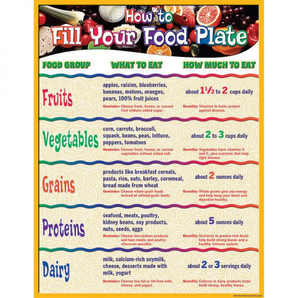 TEACHER CREATED RESOURCES HOW TO FILL YOUR FOOD PLATE CHART TCR7740