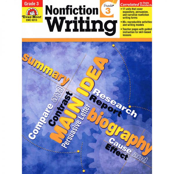 EVAN-MOOR HOW TO WRITE NONFICTION GRADE 3 EMC6013