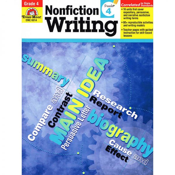 EVAN-MOOR HOW TO WRITE NONFICTION GRADE 4 EMC6014
