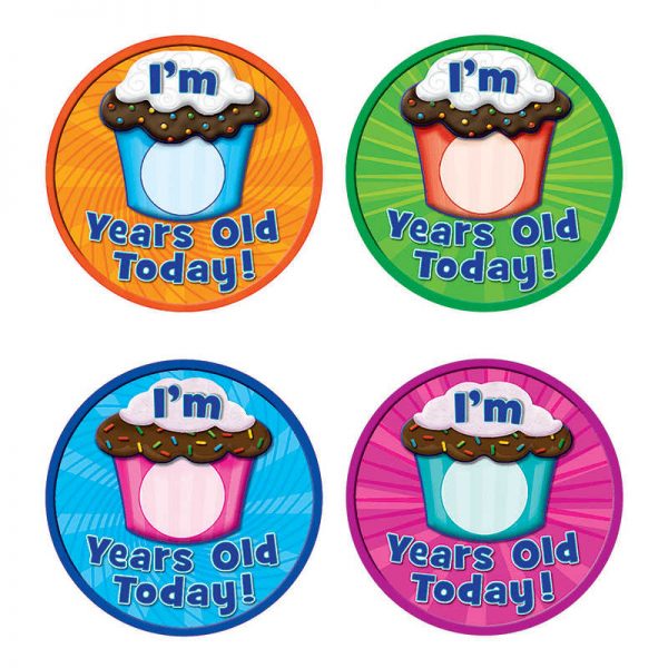 TEACHER CREATED RESOURCES I AM YEARS OLD TODAY WEAR EM BADGES TCR5470