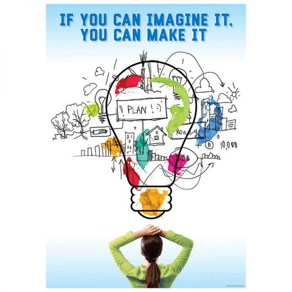 CREATIVE TEACHING PRESS IF YOU CAN IMAGINE IT POSTER CTP7267