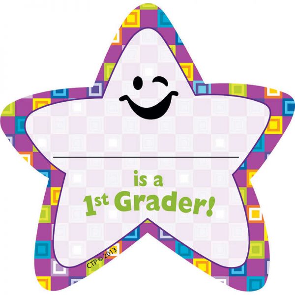 CREATIVE TEACHING PRESS IM A 1ST GRADER STAR BADGES CTP1016